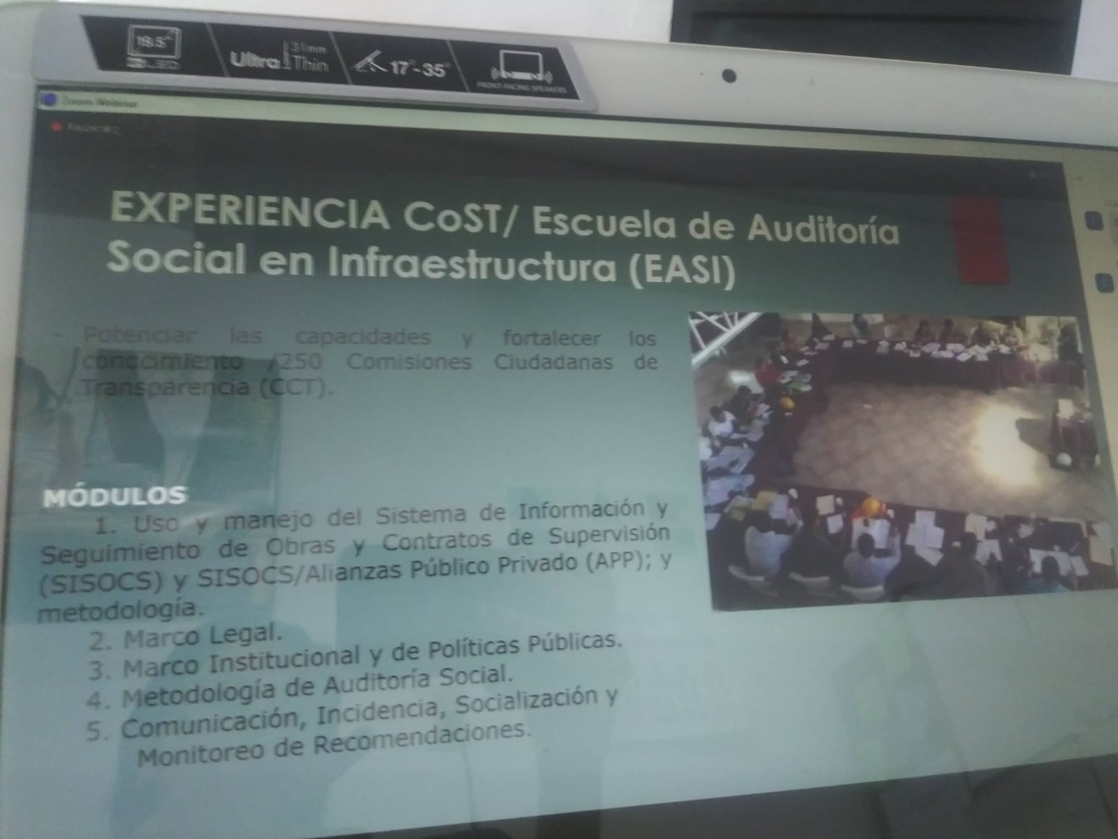 Experiencias exitosas en gobierno digital y auditorio social 
